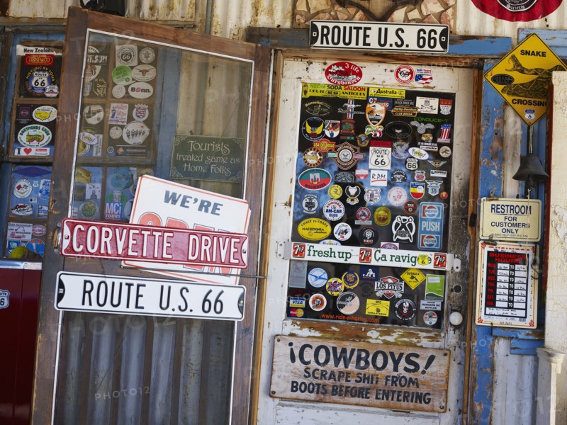 Store on Route 66. Photographe : John Kelly