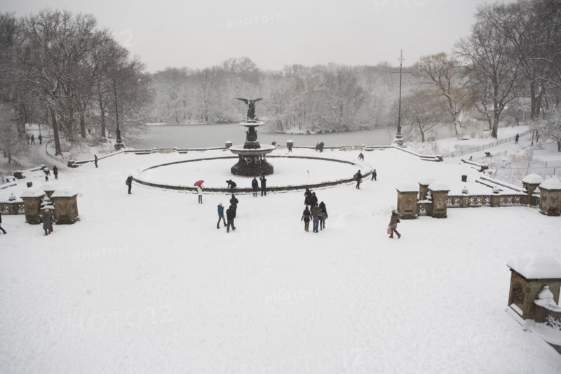 Central park in winter. Photographe : fotog