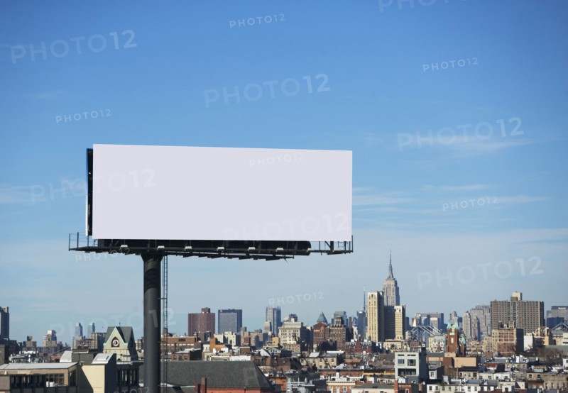 Blank billboard. Photographe : fotog