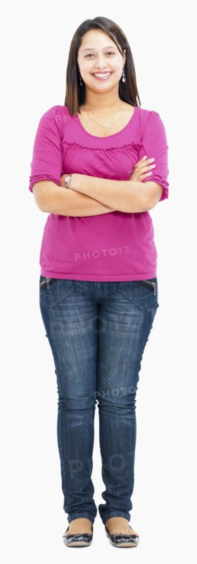 Portrait of a young woman. Photographe : momentimages