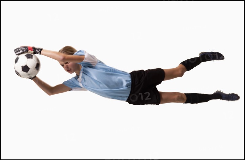 Soccer player. Photographe : Mike Kemp