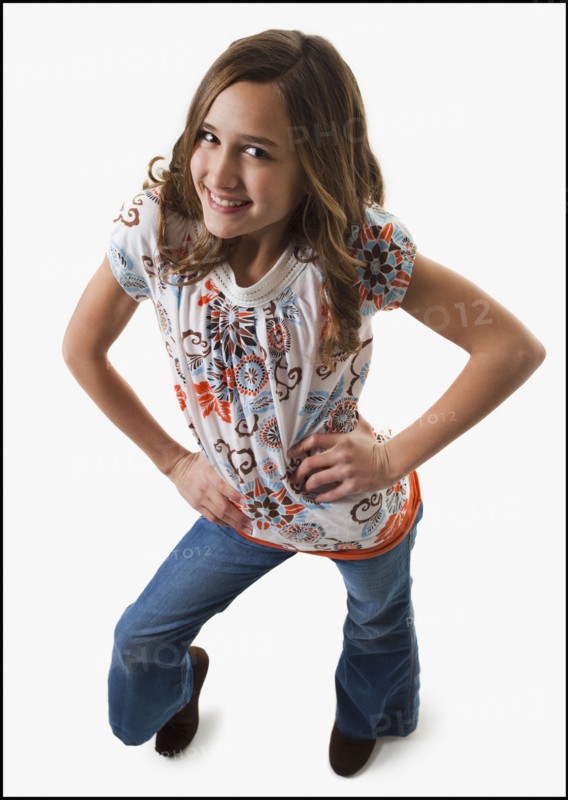 Happy young girl. Photographe : Mike Kemp