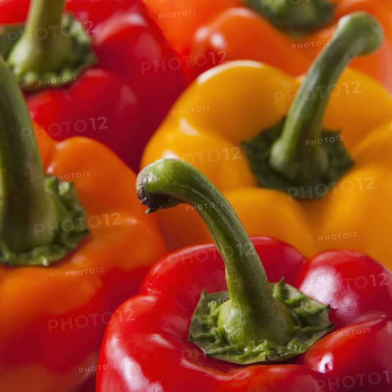 Bell peppers. Photographe : Mike Kemp