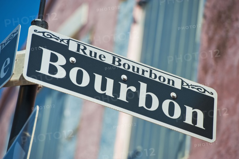Bourbon Street sign.