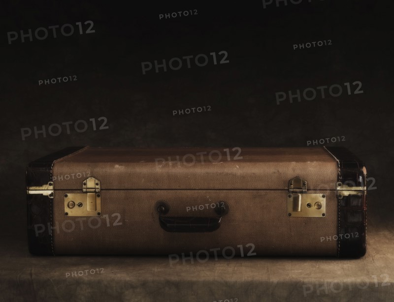 Antique suitcase.