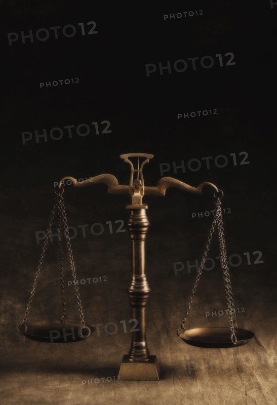 Antique legal scale.