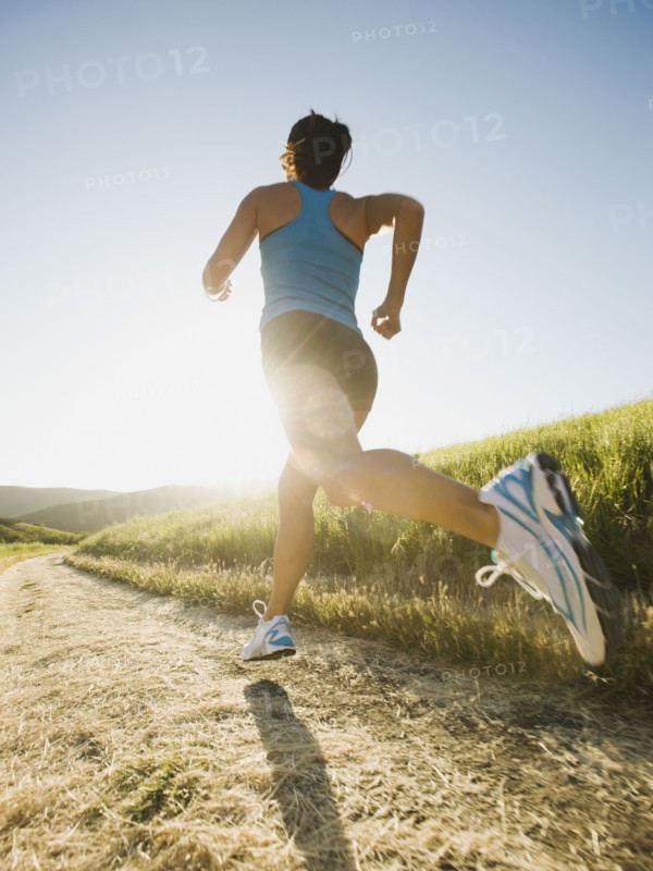 Trail running.