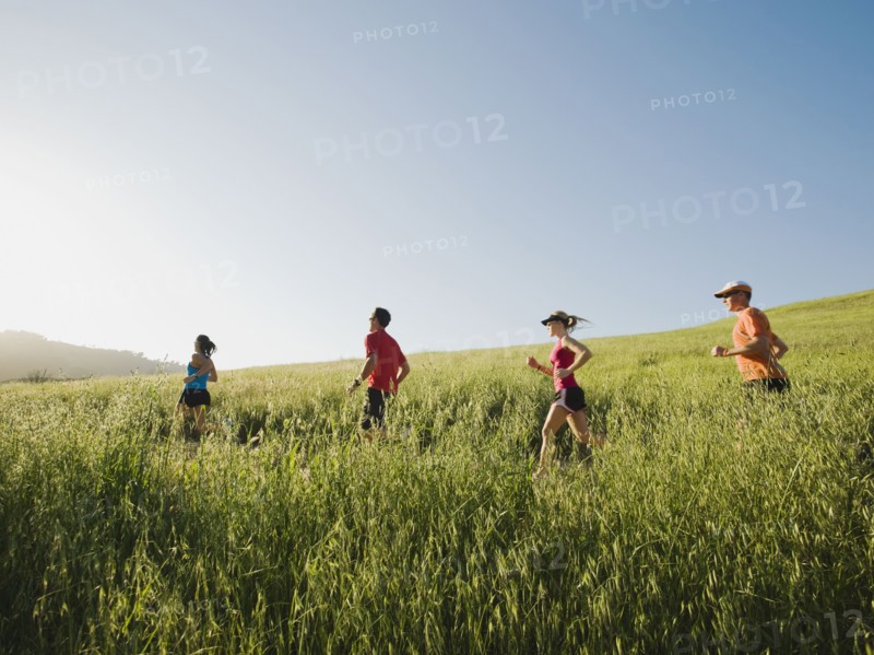 Trail running.