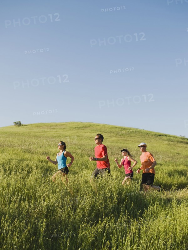 Trail running.