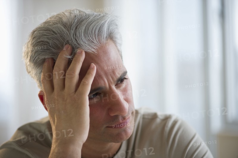 Worried man.