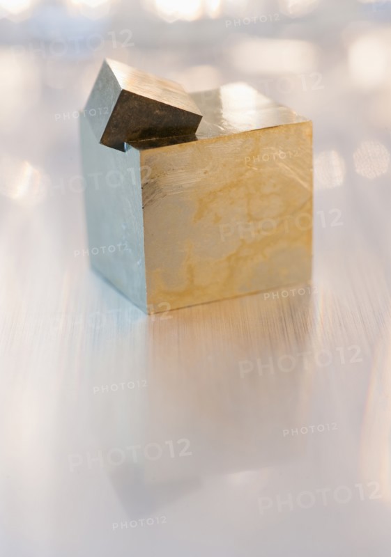 Pyrite crystal.