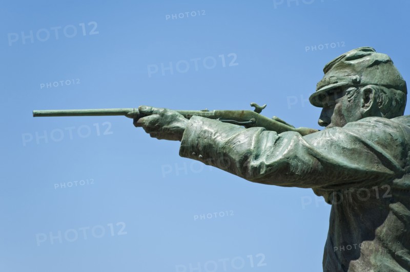 Statue of a union soldier at Vicksburg National Military Park.