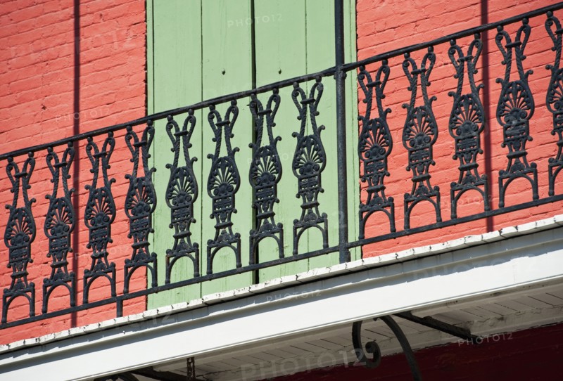 Ornate balcony.