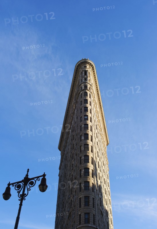 Flat iron building in New York City.