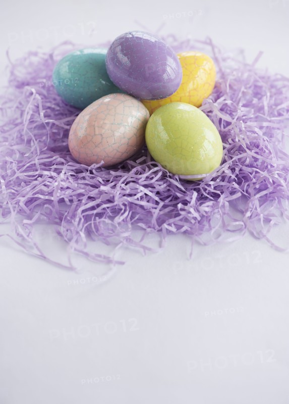 Plastic Easter eggs. Photo : Daniel Grill