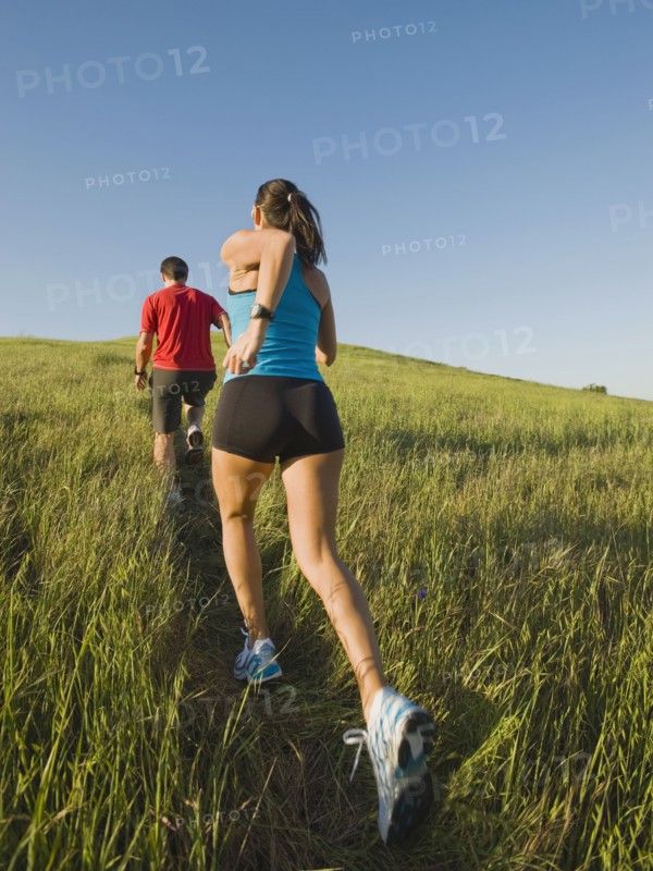 Trail running.