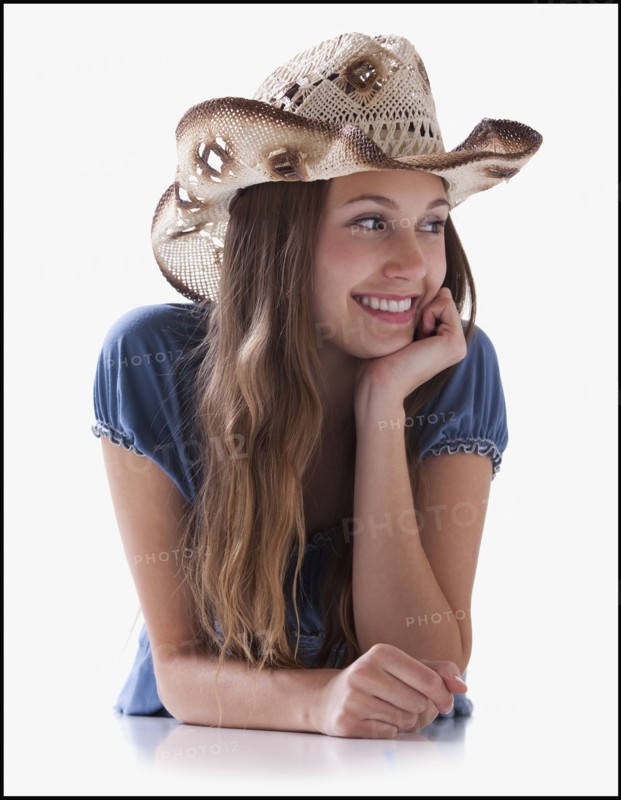Happy cowgirl. Photo : Mike Kemp