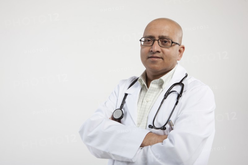 Portrait of a doctor. Photo : Dan Bannister
