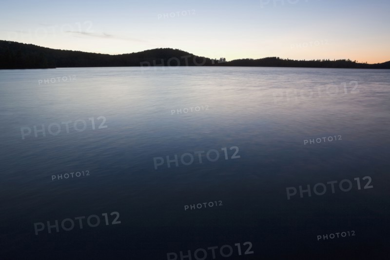 Lake at twilight. Photo : Chris Hackett