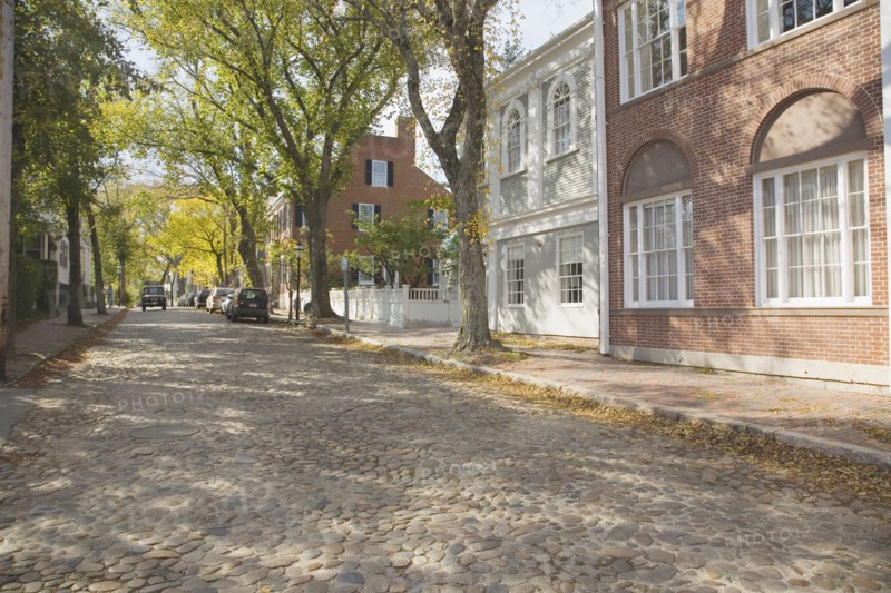 Cobblestone street. Photo : Chris Hackett