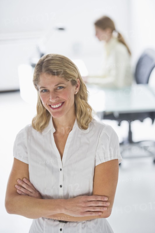 Confident businesswoman.