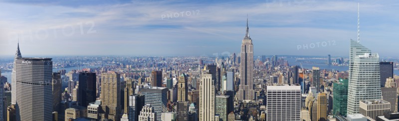 New York City skyline.
