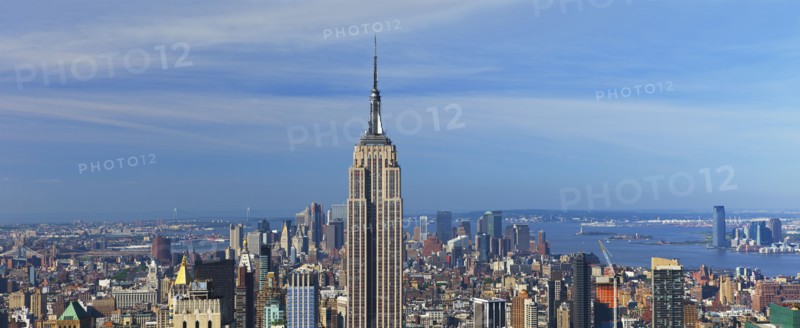 New York City skyline.