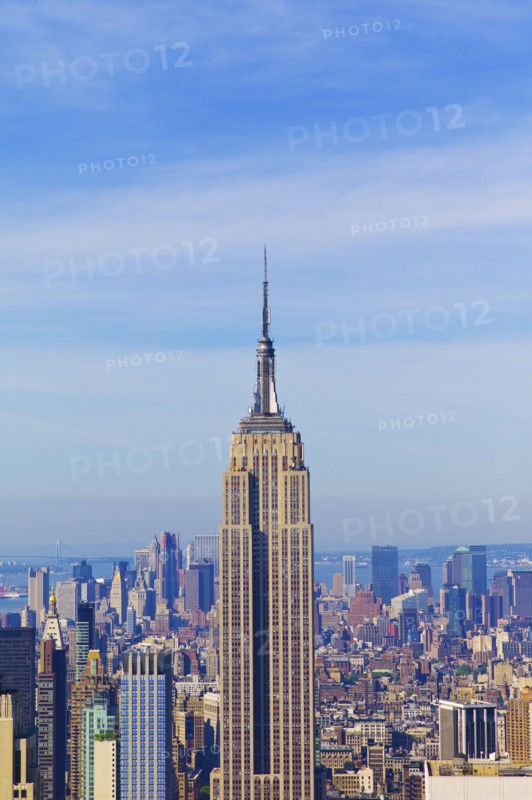 New York City skyline.