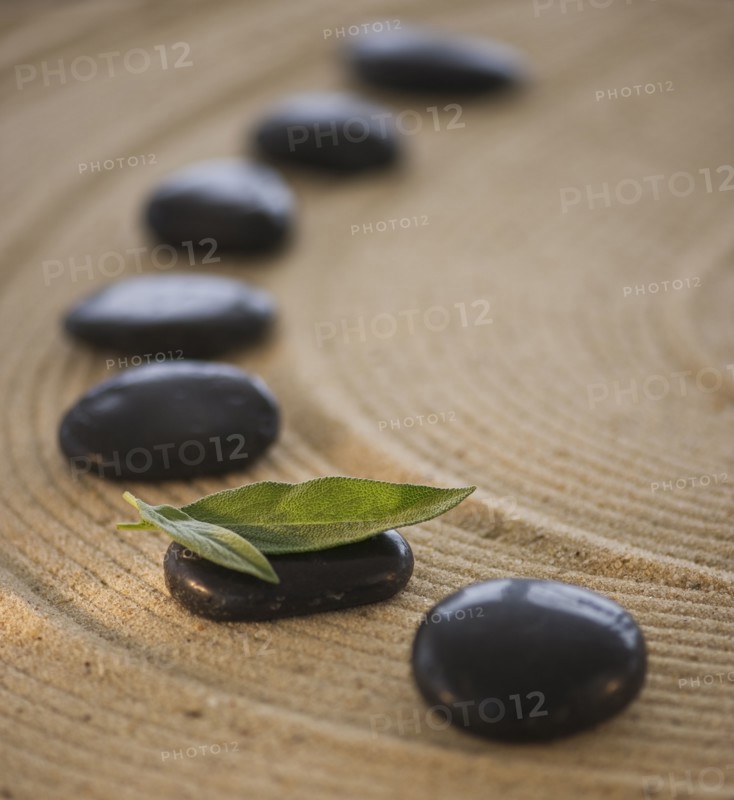 Spa stones. Photo : Daniel Grill