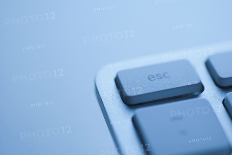 Escape key on computer keyboard. Photo. Antonio M. Rosario