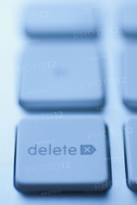 Delete key on keyboard. Photo. Antonio M. Rosario