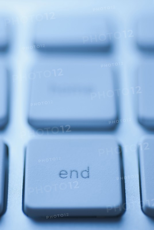 End key on keyboard. Photo. Antonio M. Rosario