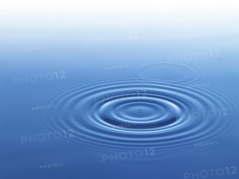 Ripples in water. Photo. David Arky