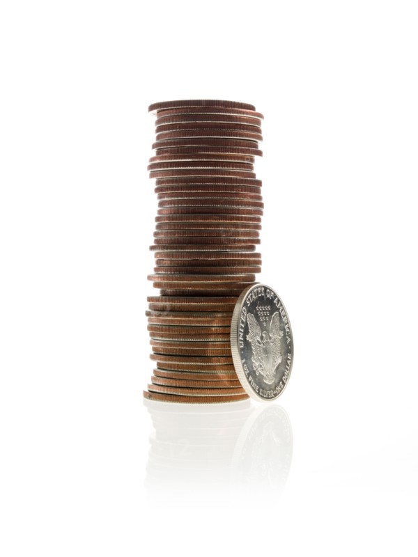 Stack of coins. Photo : David Arky