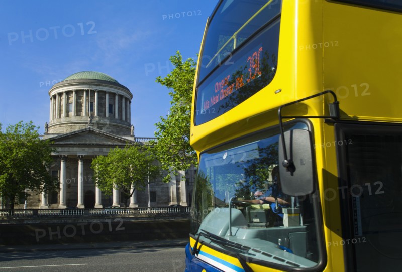 Four courts and bus.