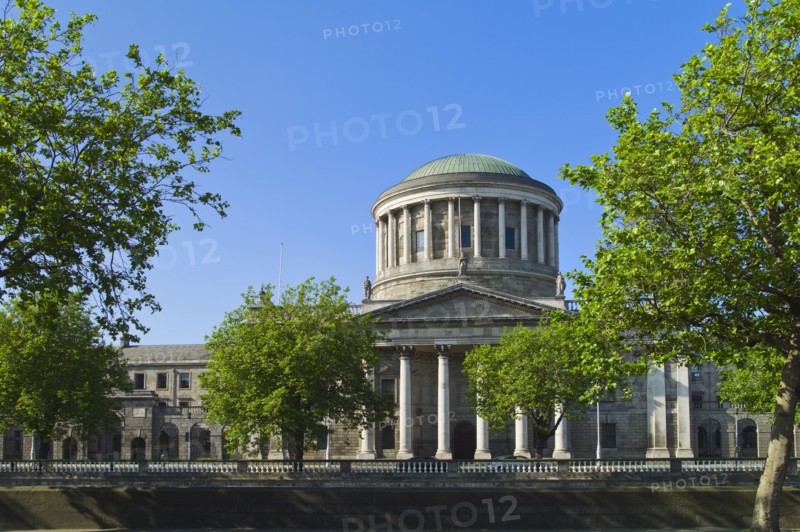 Four courts building in Dublin Ireland.
