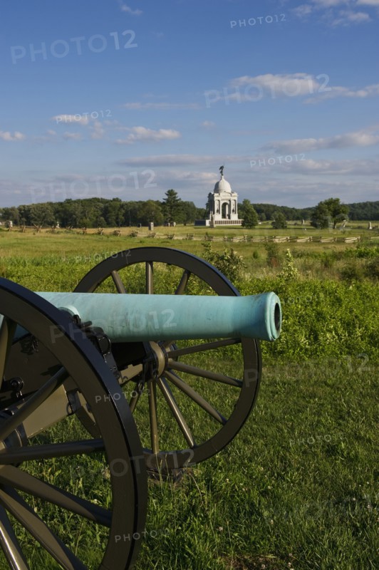 Cannon at Gettysburg National Military Park. Photo : Daniel Grill