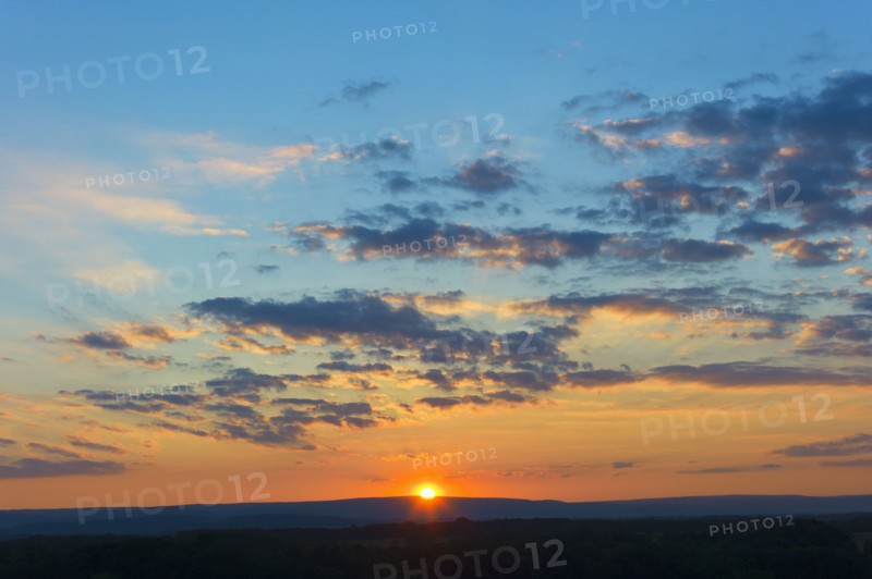 Sunset.
