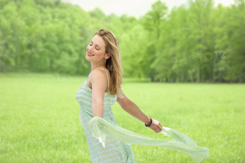 Carefree woman.