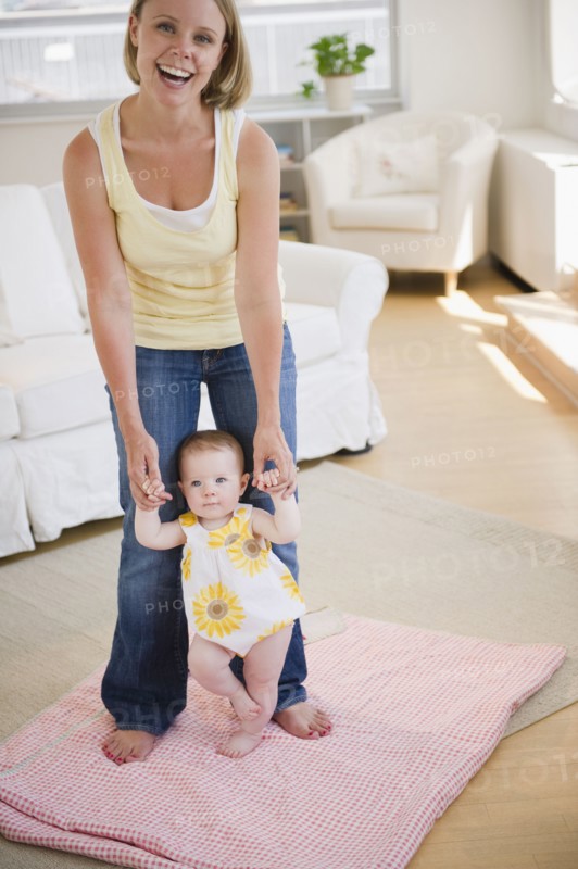 Baby's first steps. Photo : Jamie Grill