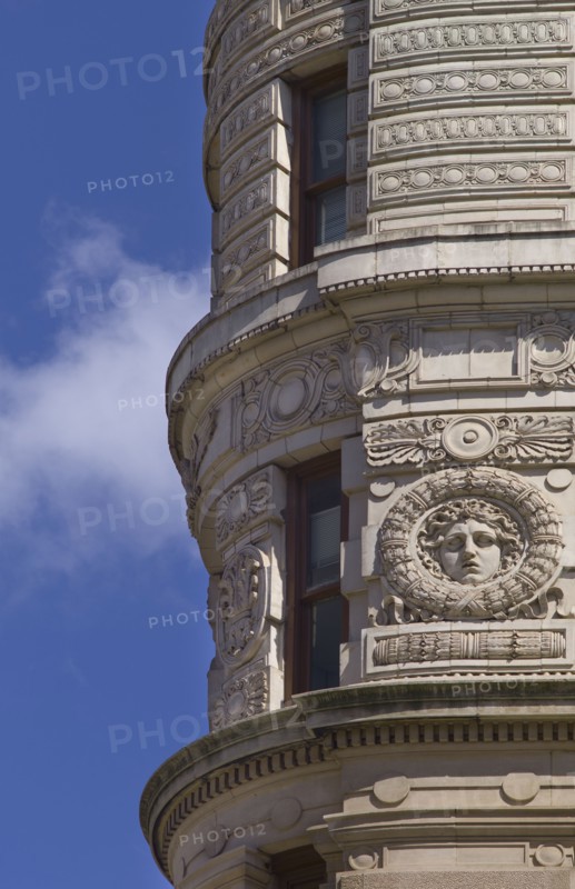 Flat iron building in New York City.