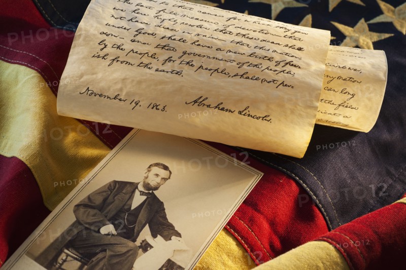 Letters written by Abraham Lincoln.