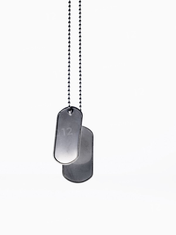 Identification tags. Photo. David Arky