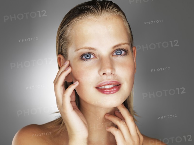 Sensual blond woman. Photo. momentimages