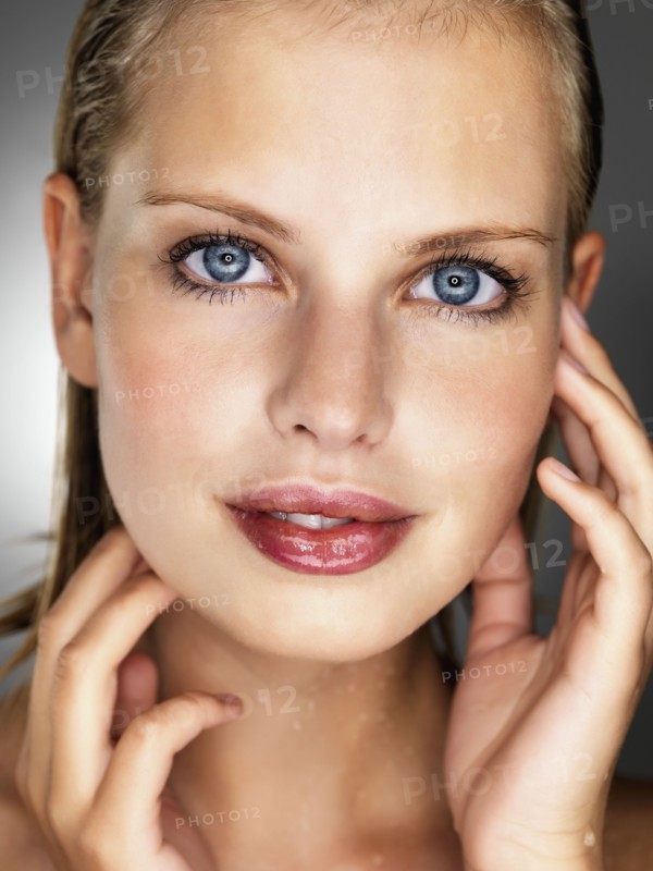 Sensual blond woman. Photo. momentimages