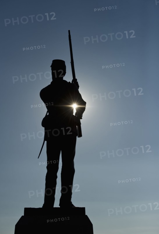 11th Pennsylvania infantry statue. Photo. Daniel Grill