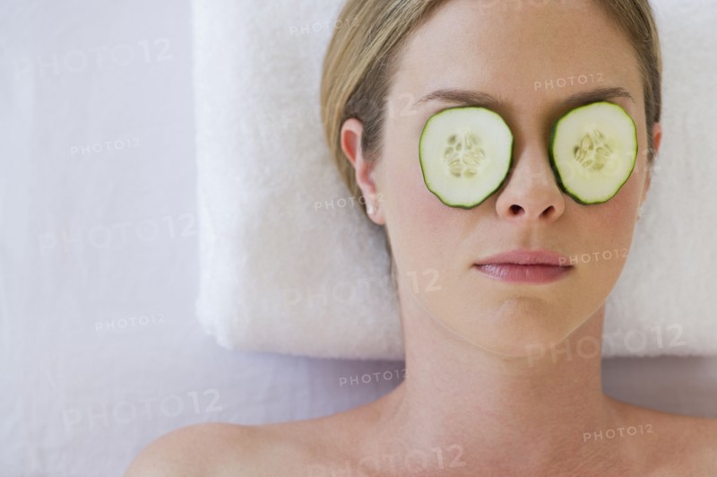 Woman at the spa.