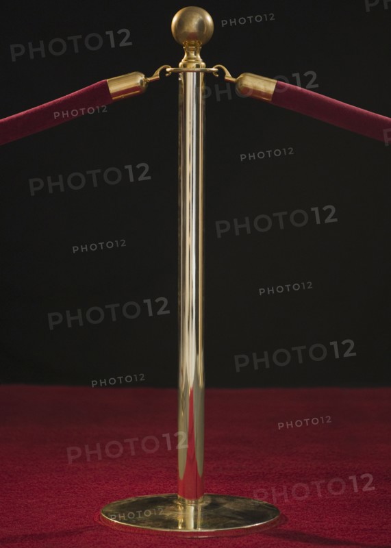 Rope barriers at red carpet event. Photo : Jamie Grill