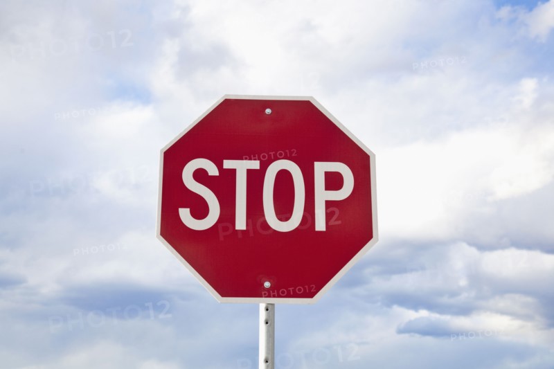 Stop sign against sky. Photo : Johannes Kroemer