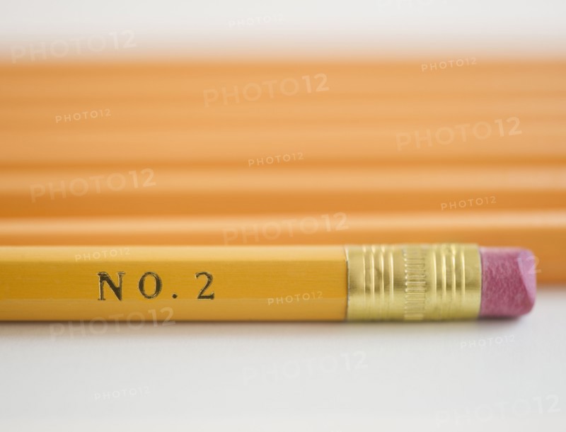Pencil with number. Photo : Jamie Grill